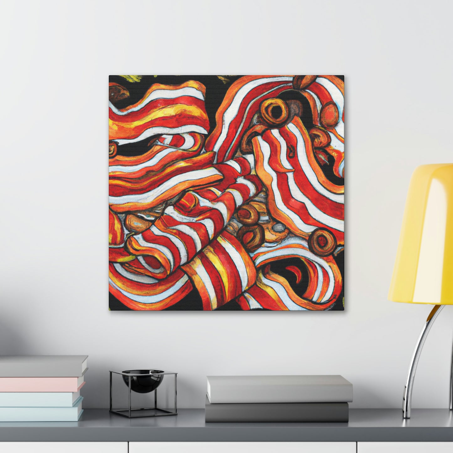 "Bacon Delight Painting" - Canvas