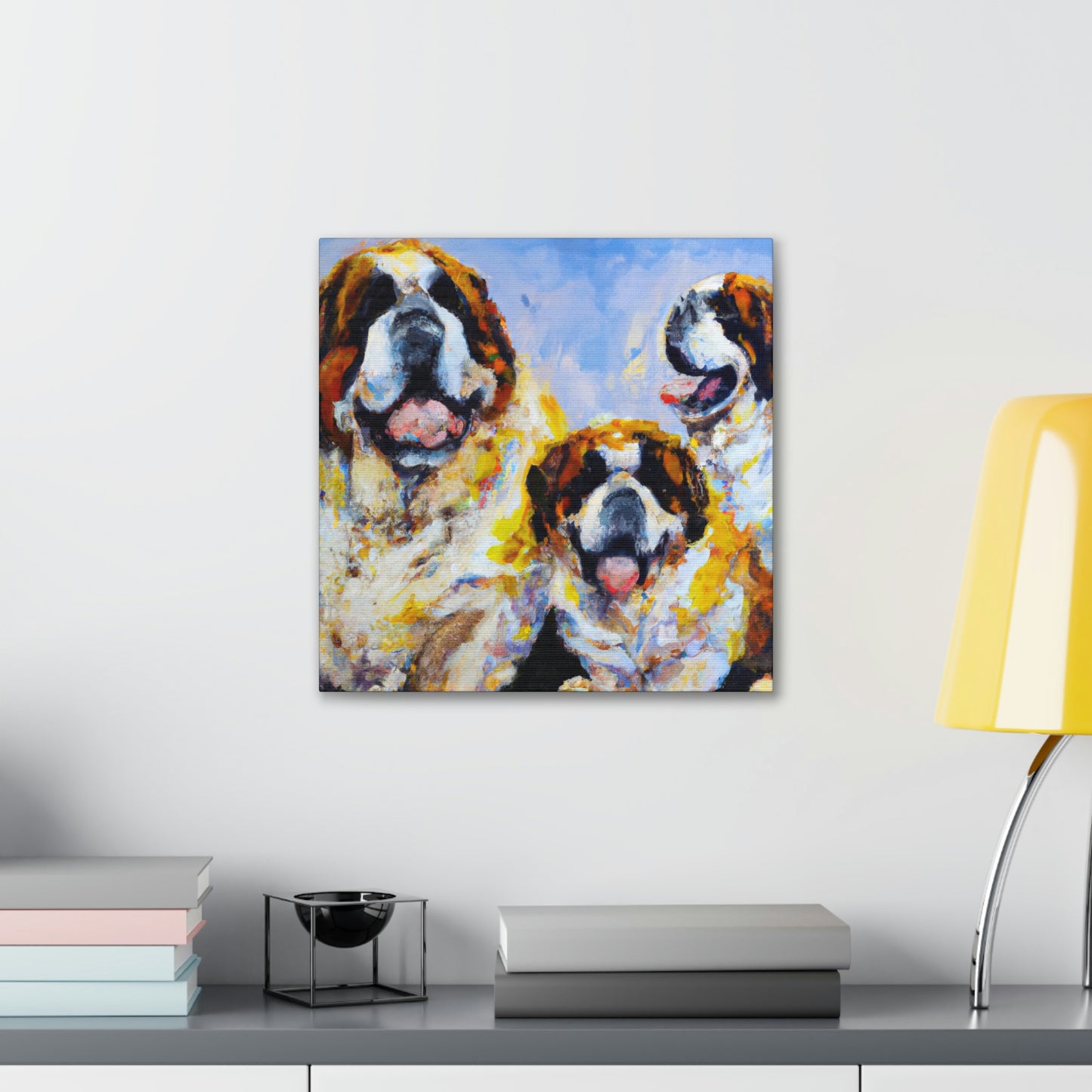 Saint Bernard's Majesty - Canvas