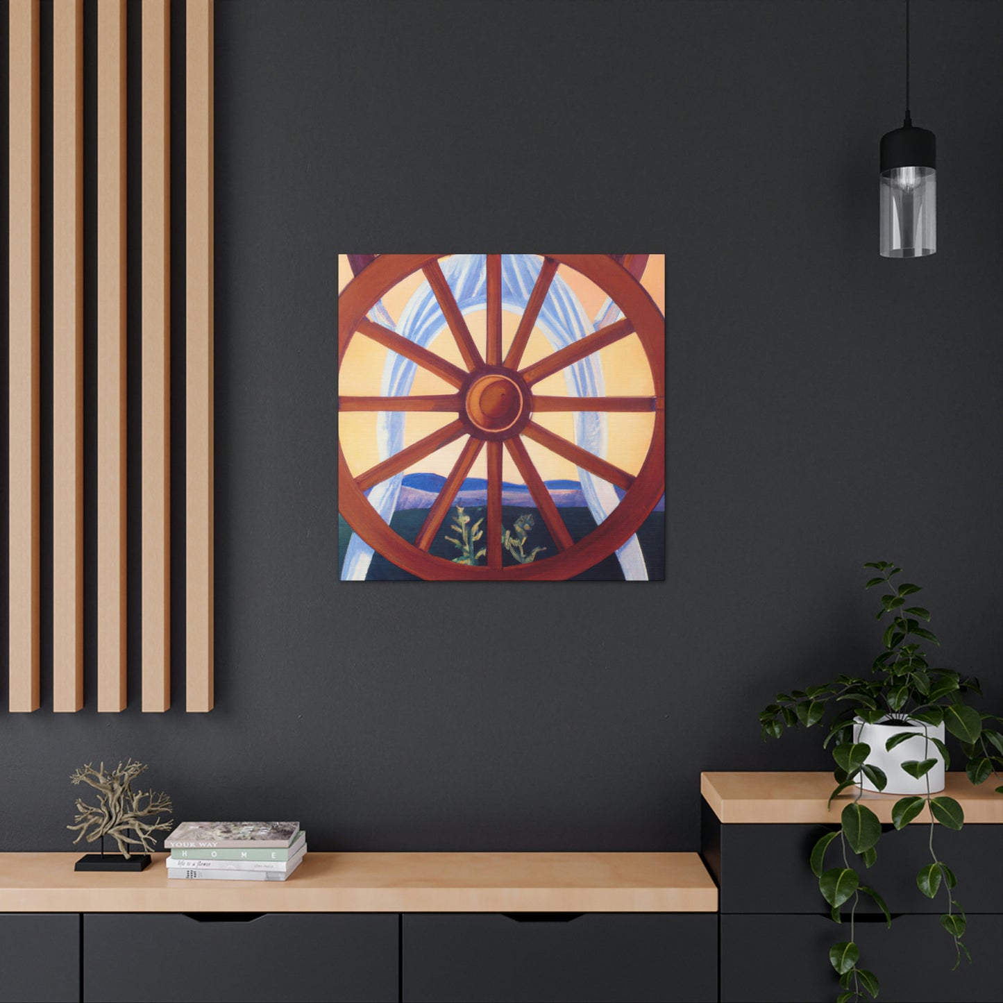 "Wheel of Timelessness" - Canvas