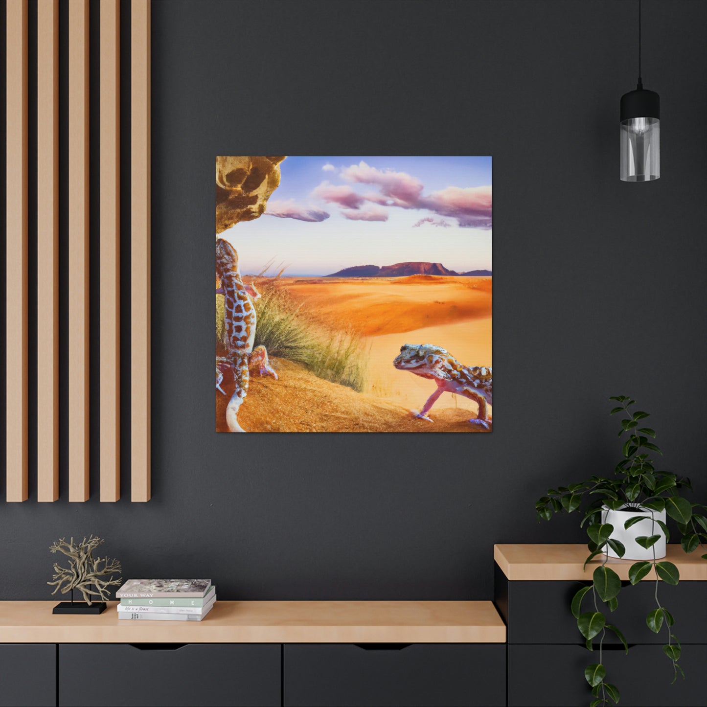 Dreamy Leopard Gecko - Canvas