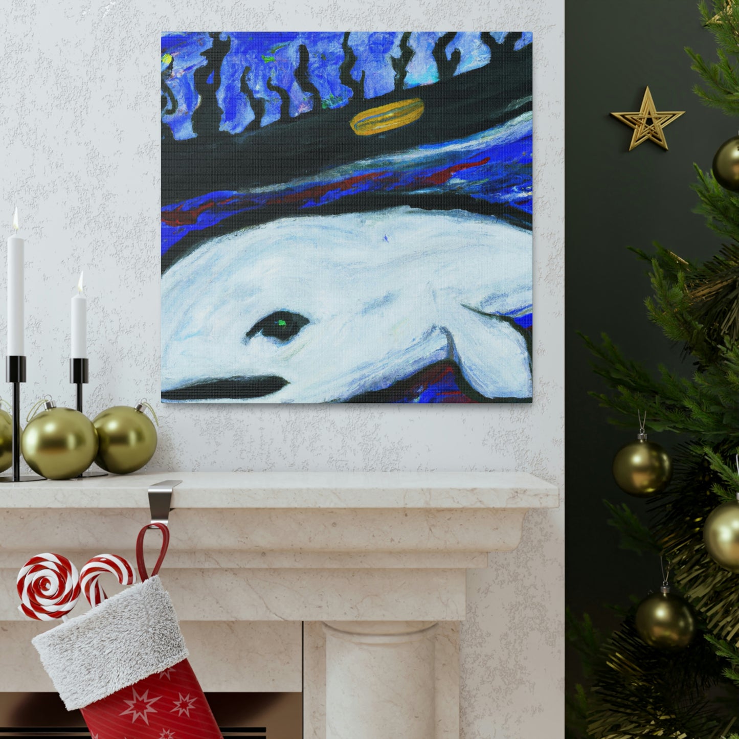 Bowhead Whale Majesty. - Canvas