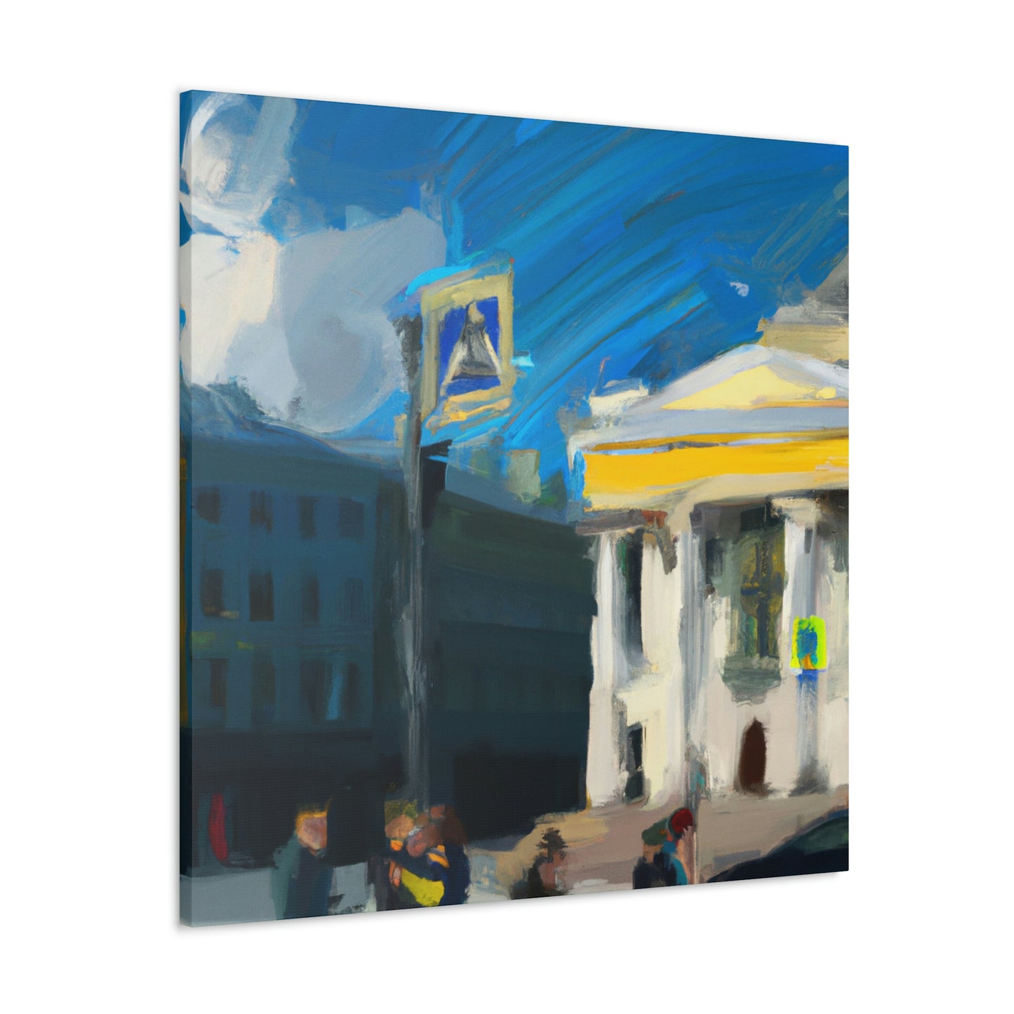 Neoclassical Digital Splendor - Canvas