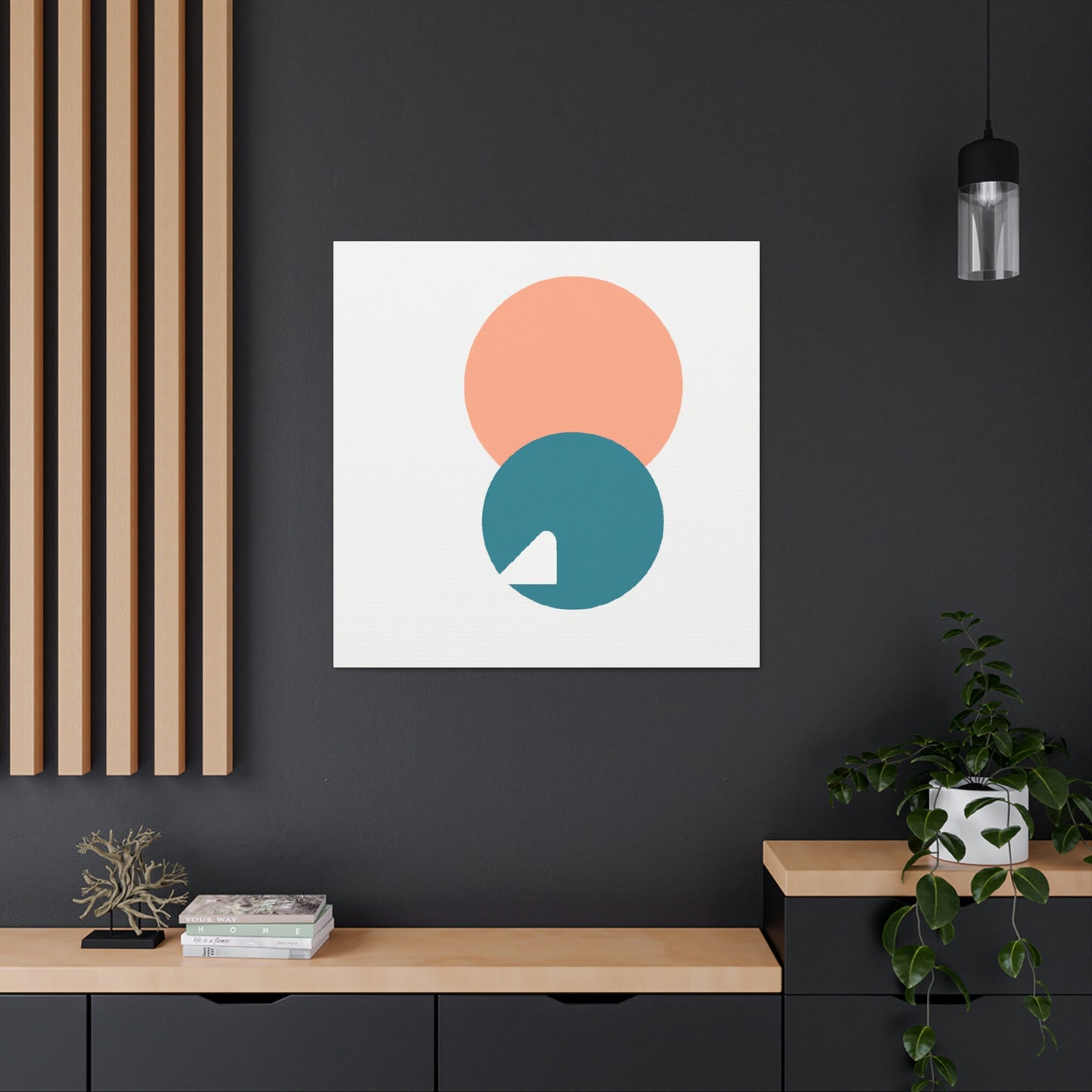 "Peaceful Minimalist Calm" - Canvas