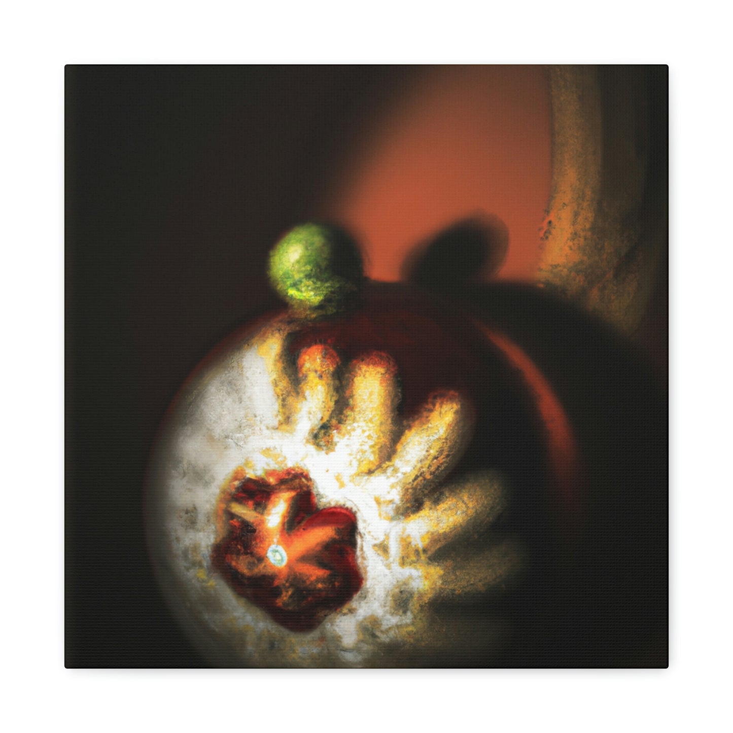 "Christmas Ornament Splendor" - Canvas