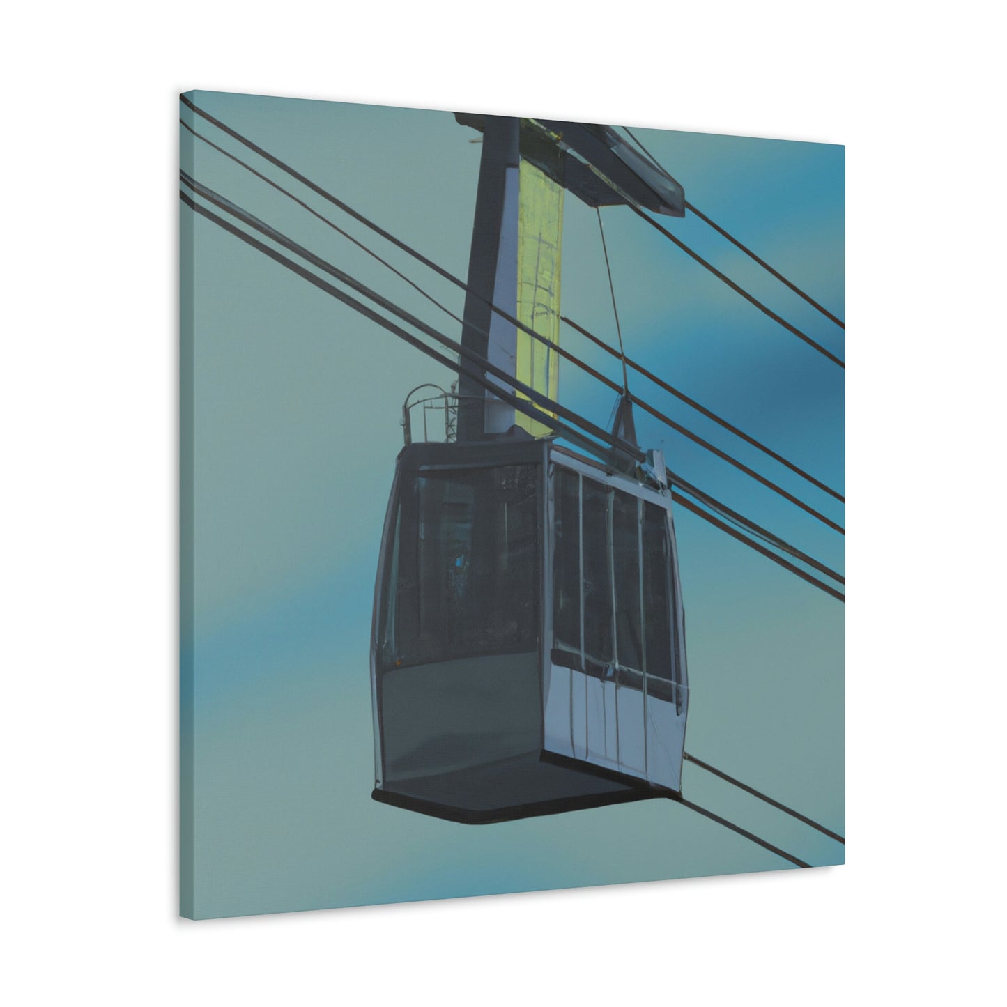 Cable Car Hyperrealism - Canvas