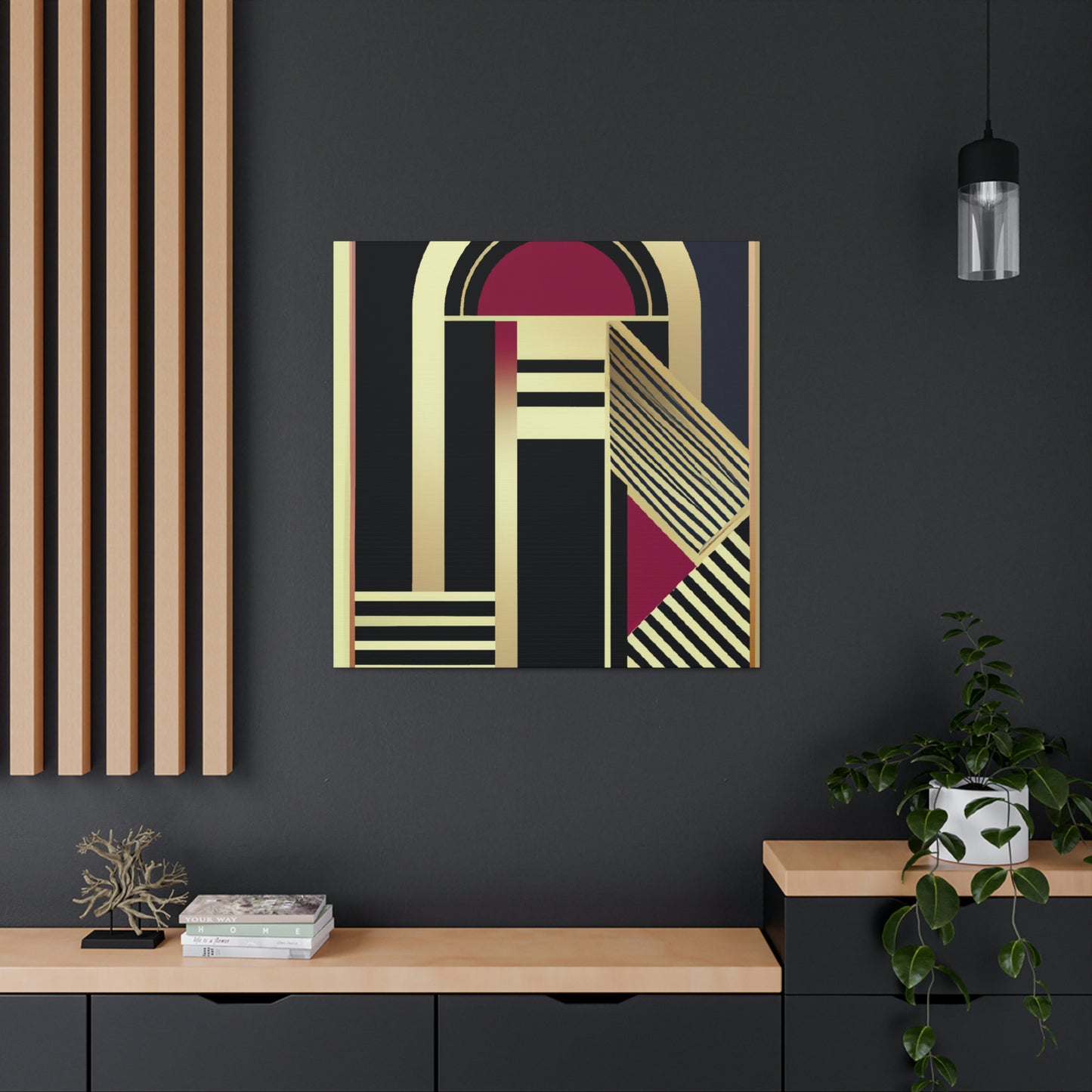 "Gilded Jazz Jubilee" - Canvas