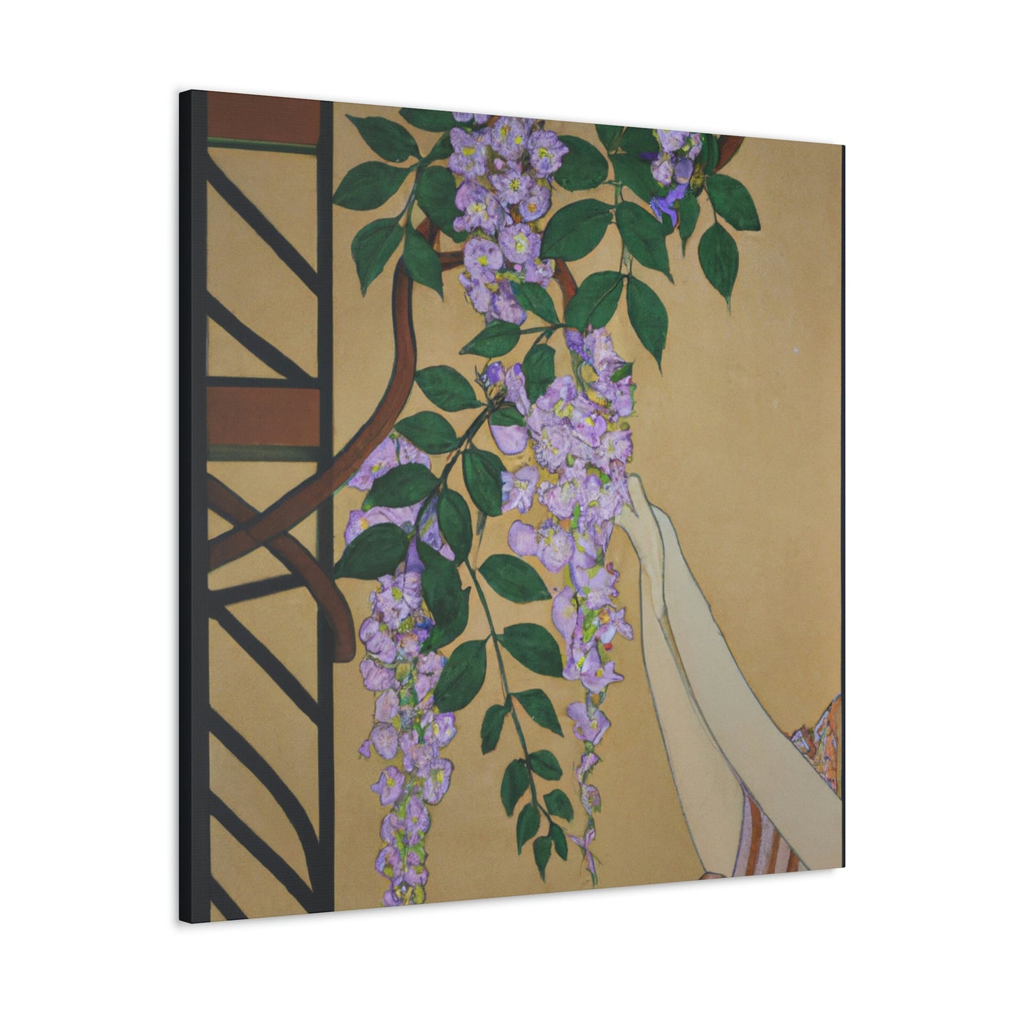 "Wisteria's Lavish Luster" - Canvas