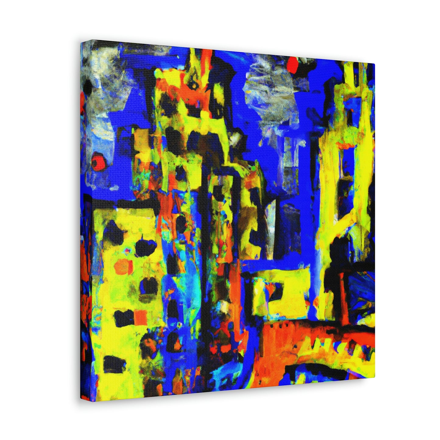 "Modernist Expressionism Sunset" - Canvas