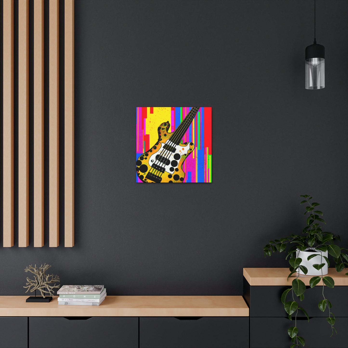 "Fauve Bass Guitarist" - Canvas