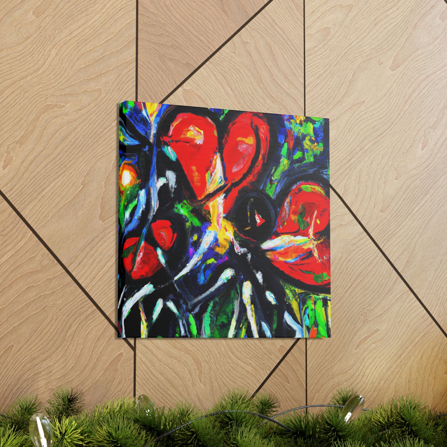 "Love and Fireflies Glow" - Canvas