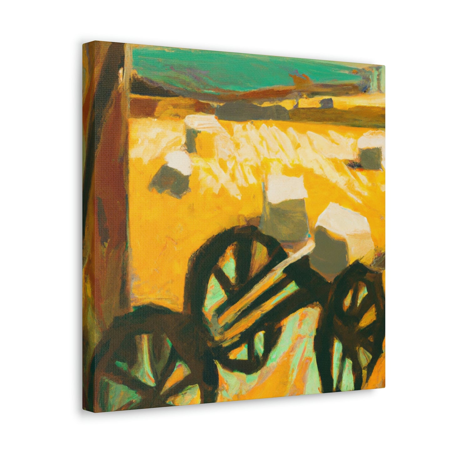 "Hay Wagon's Art Deco". - Canvas