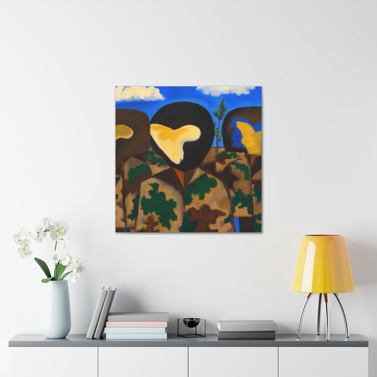 Camouflage in abstract - Canvas