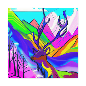 Deer in Fauve Hues - Canvas