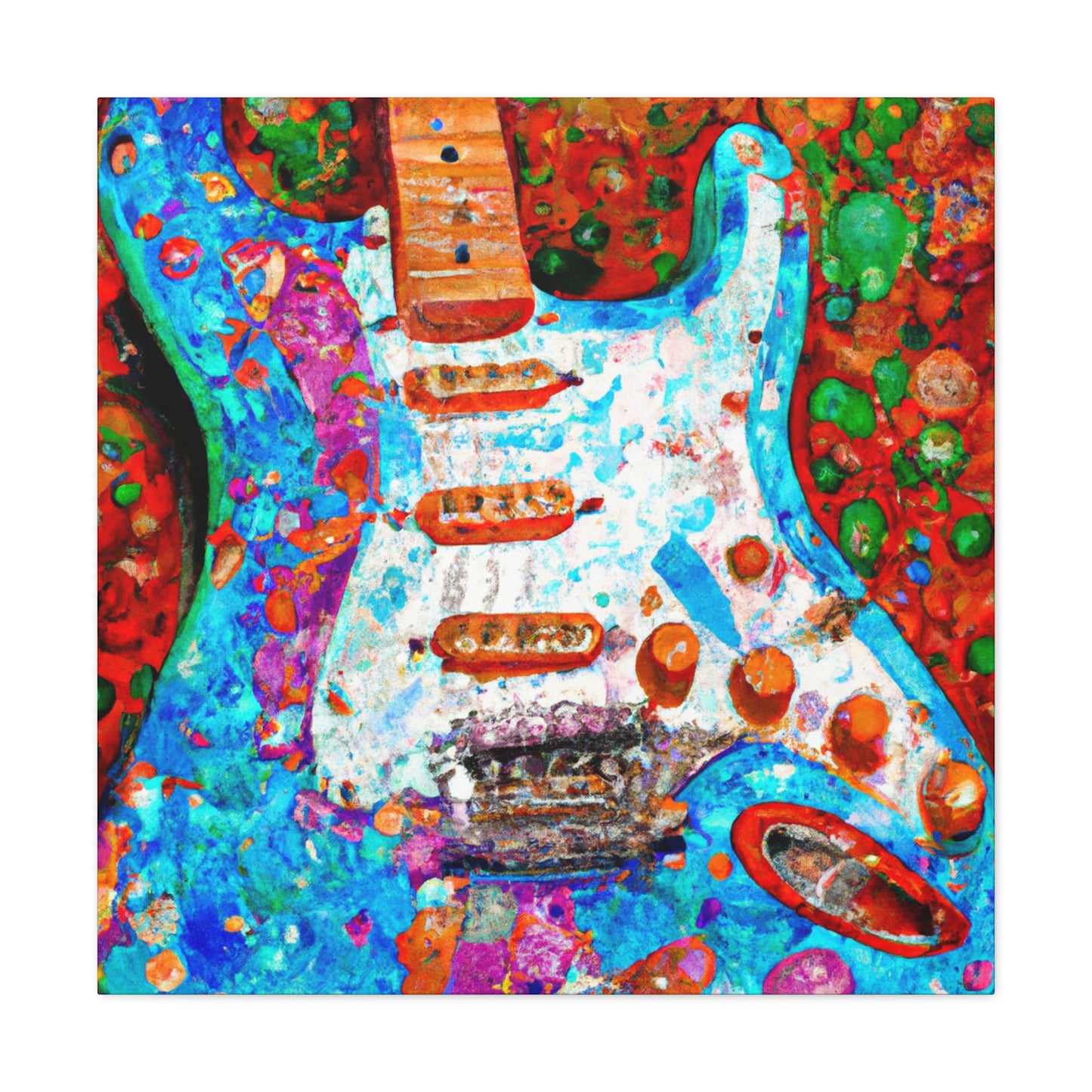 Fender's Expressionistic Vision - Canvas