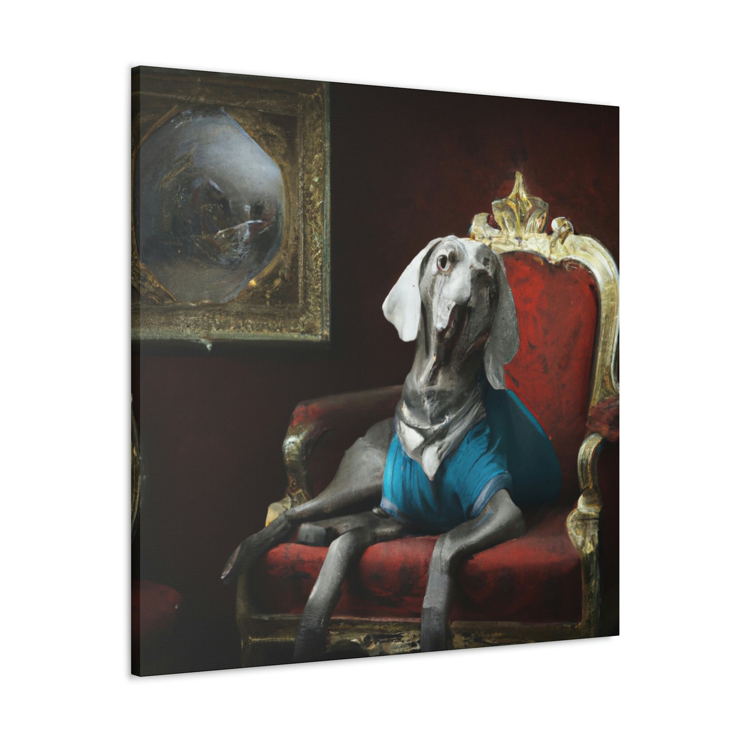 "The Weimaraner Regal" - Canvas