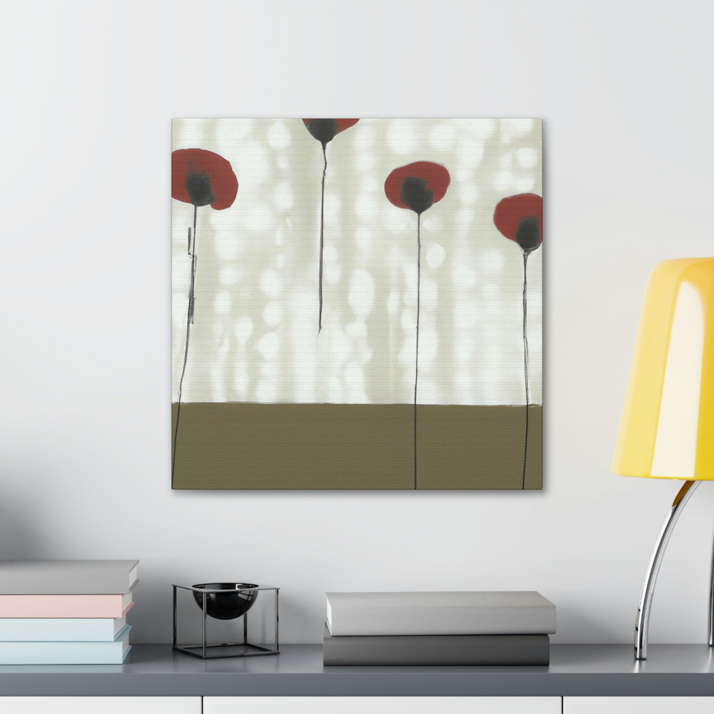 Poppies in Reflection - Canvas