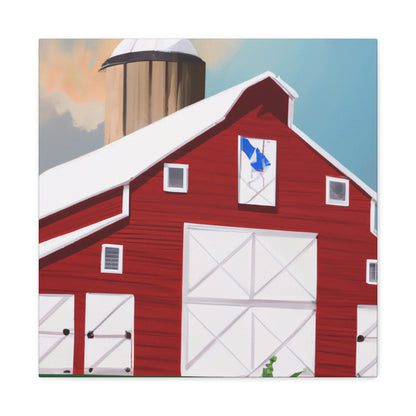 "Barn of Shining Gold" - Canvas