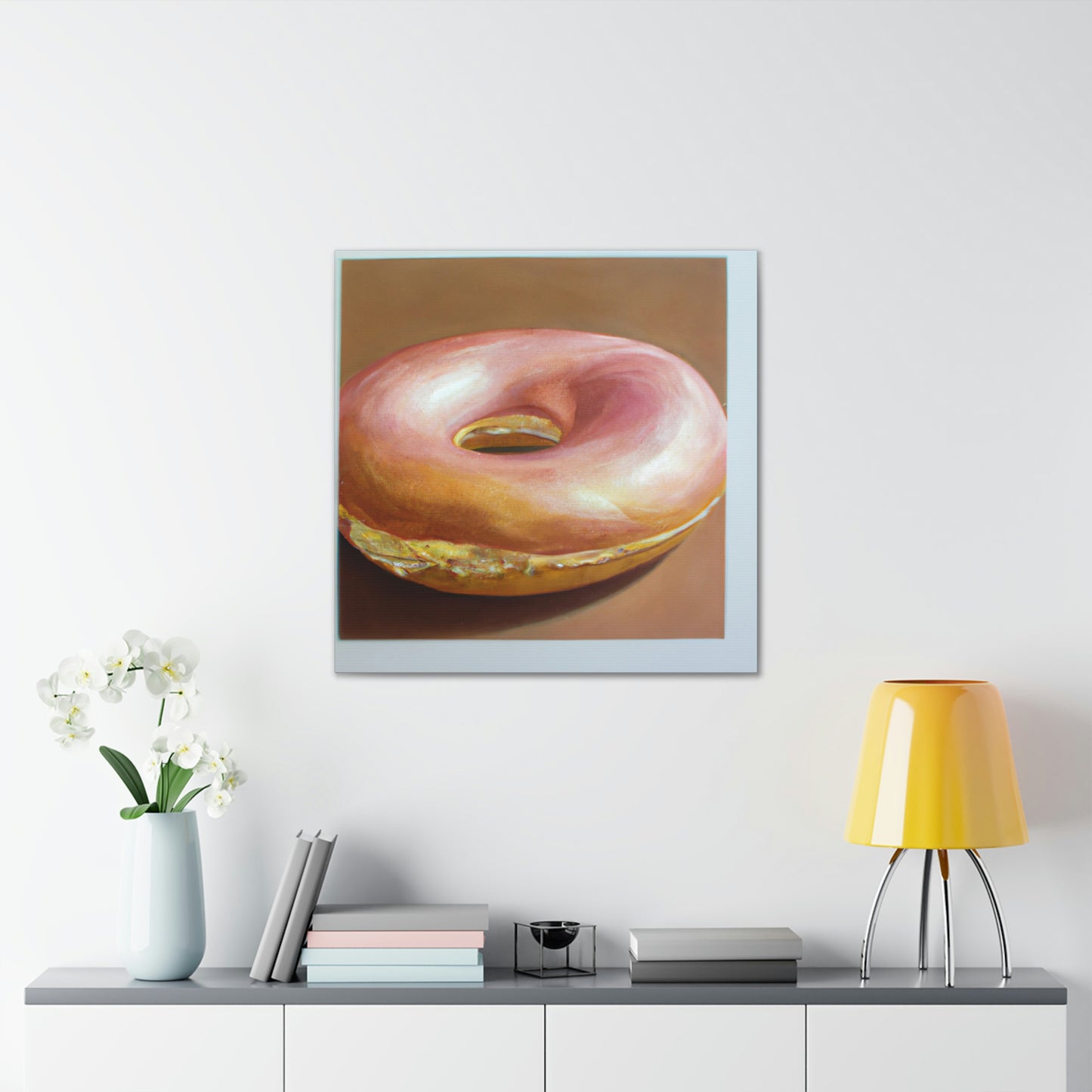 "Chocolate Frosted Doughnut" - Canvas