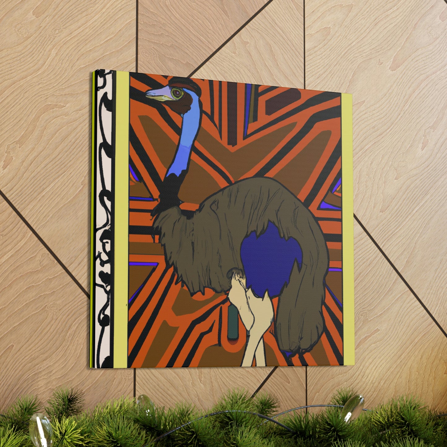 "Emerging Emu Artwork" - Canvas