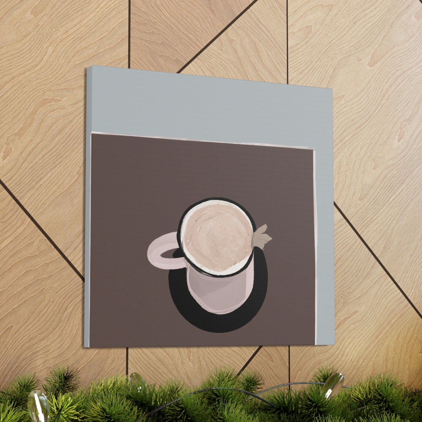 Cappuccino Minimalism - Canvas