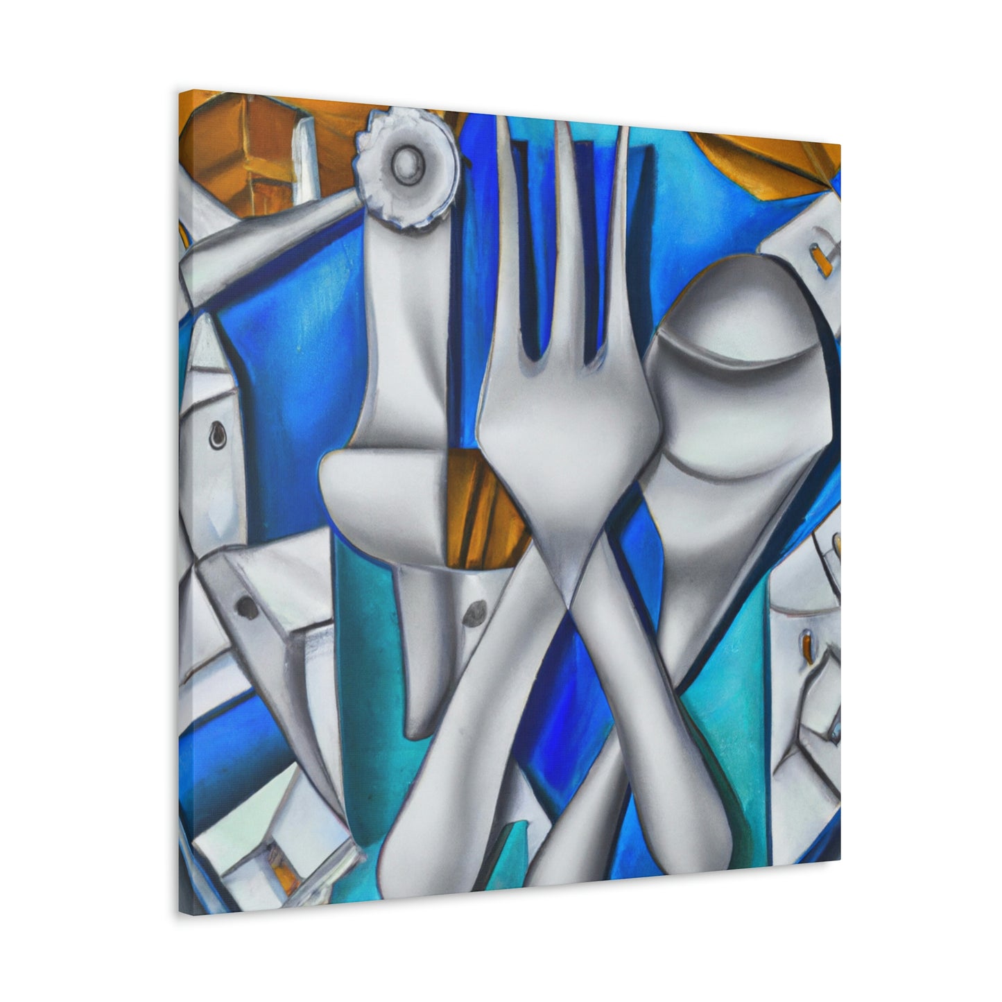 Silverware in Reflection - Canvas