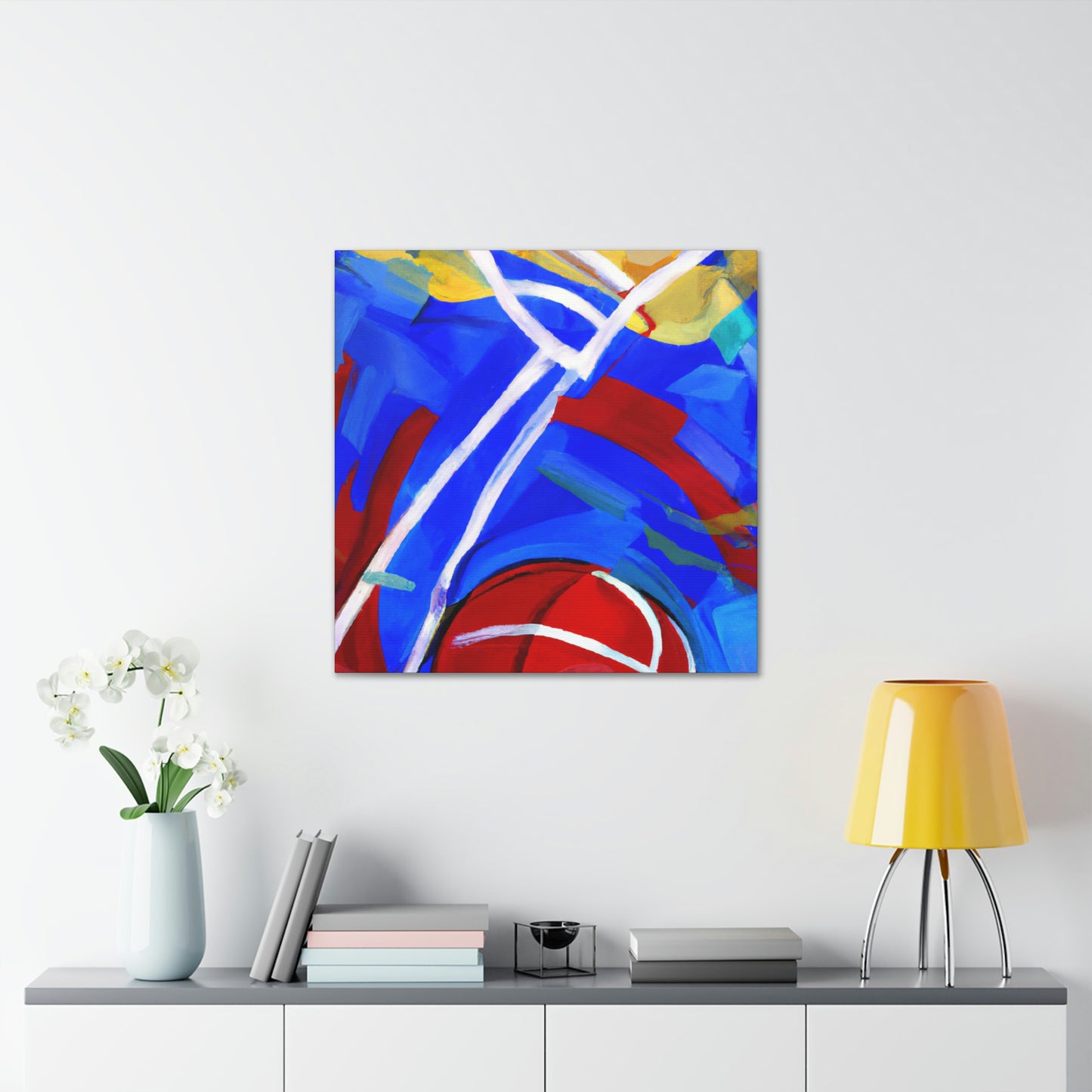 "Basketball: In Color" - Canvas