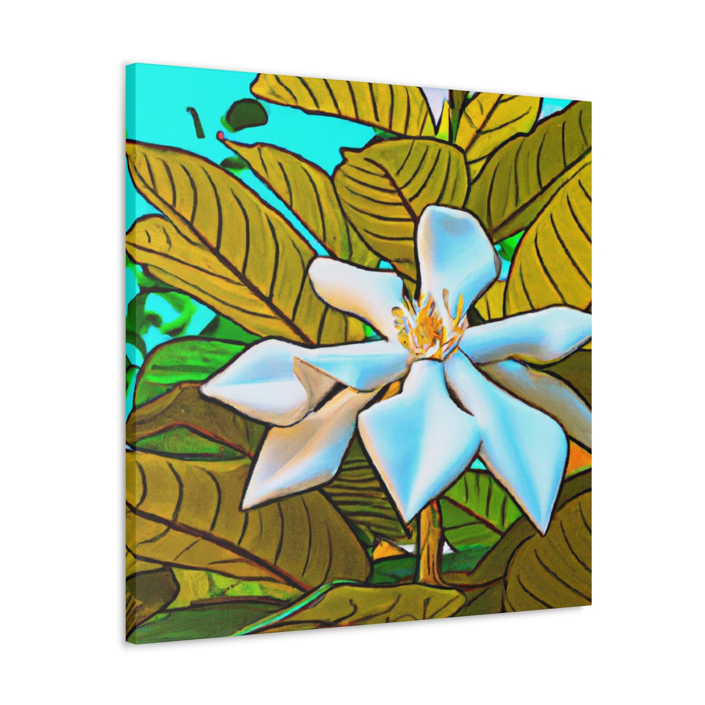 Gardenia Pop Pop Art - Canvas