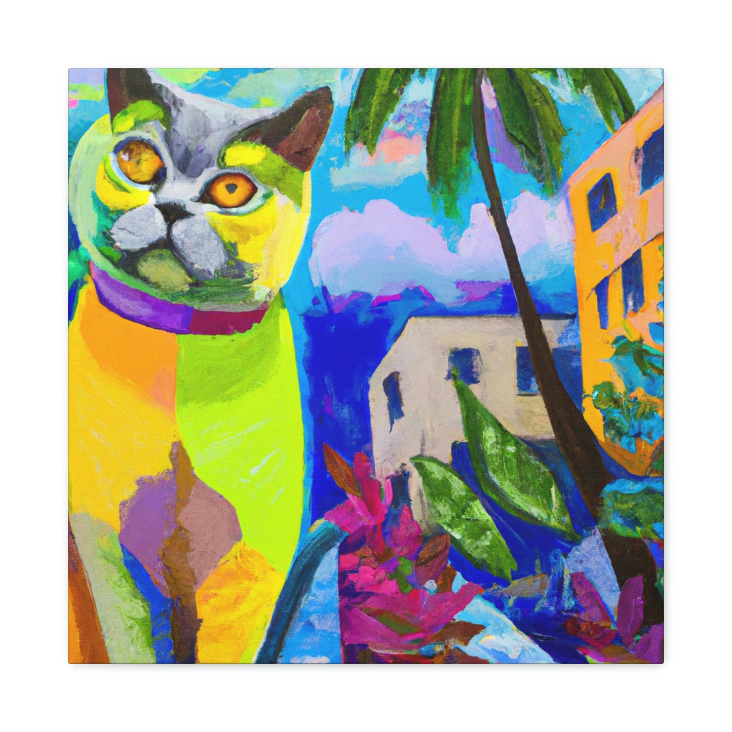 Purrful British Shorthair - Canvas