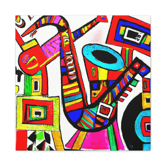 Clarinet in Colors - Canvas