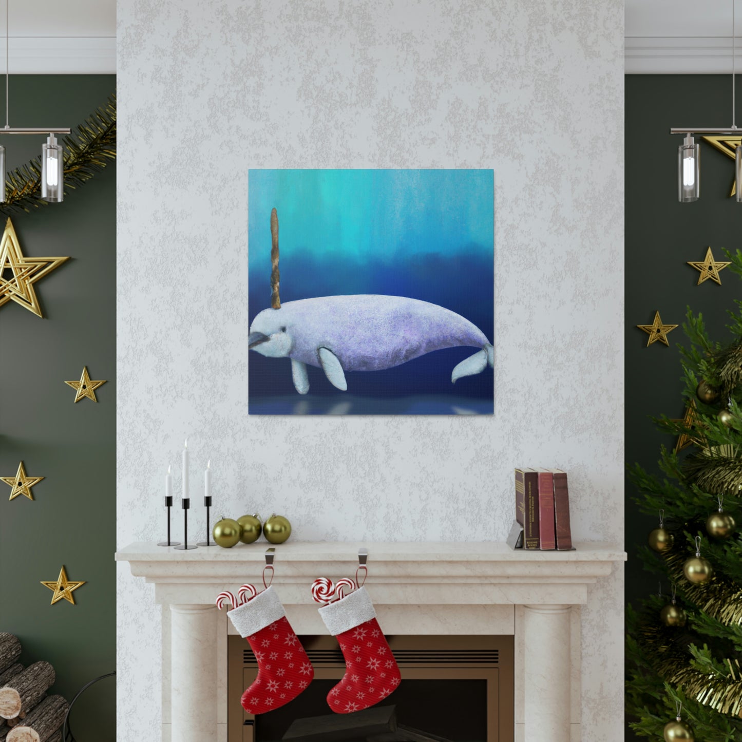 "The Mystical Narwhal" - Canvas