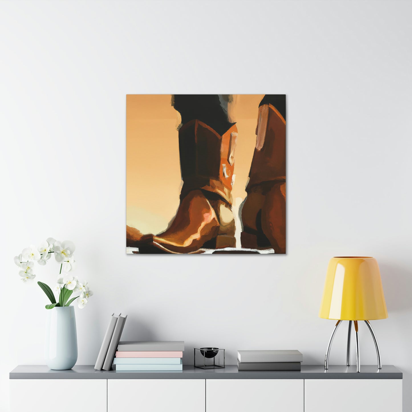 "The Boot: Minimalist" - Canvas