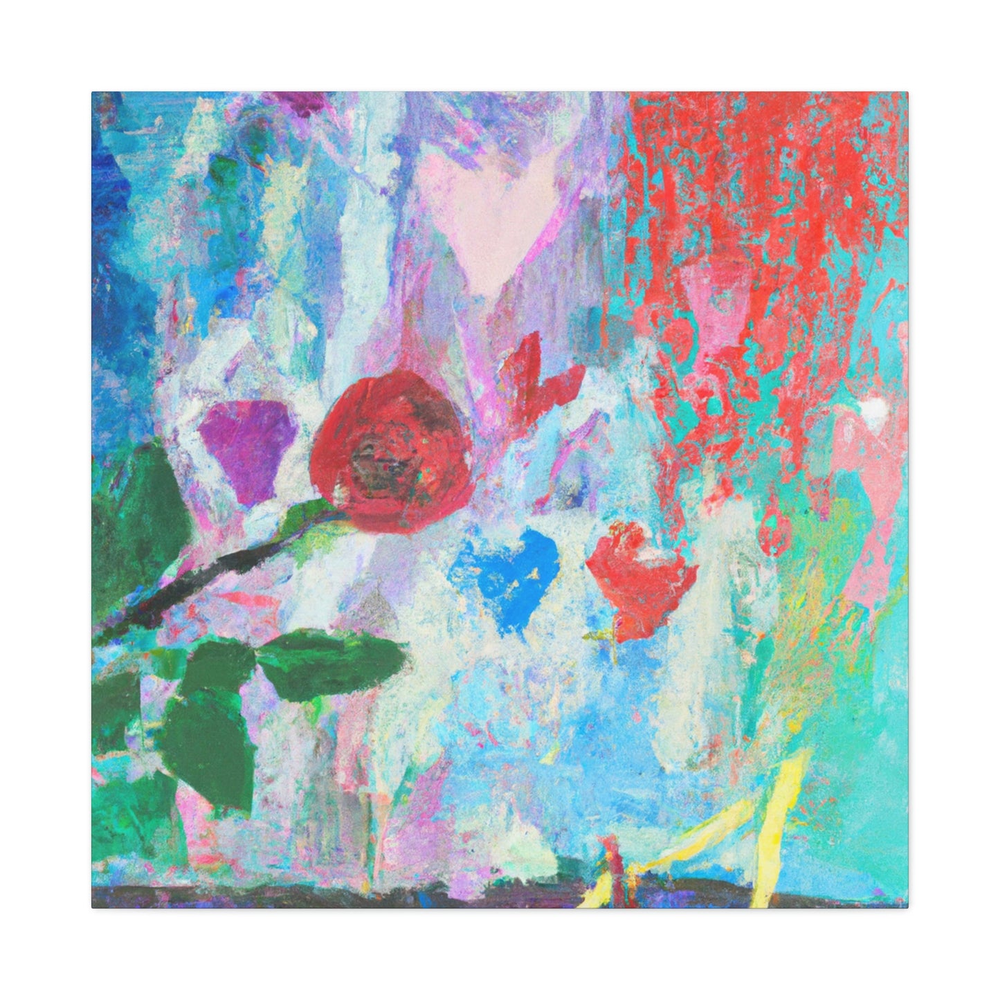 "Love Bouquet Abloom" - Canvas