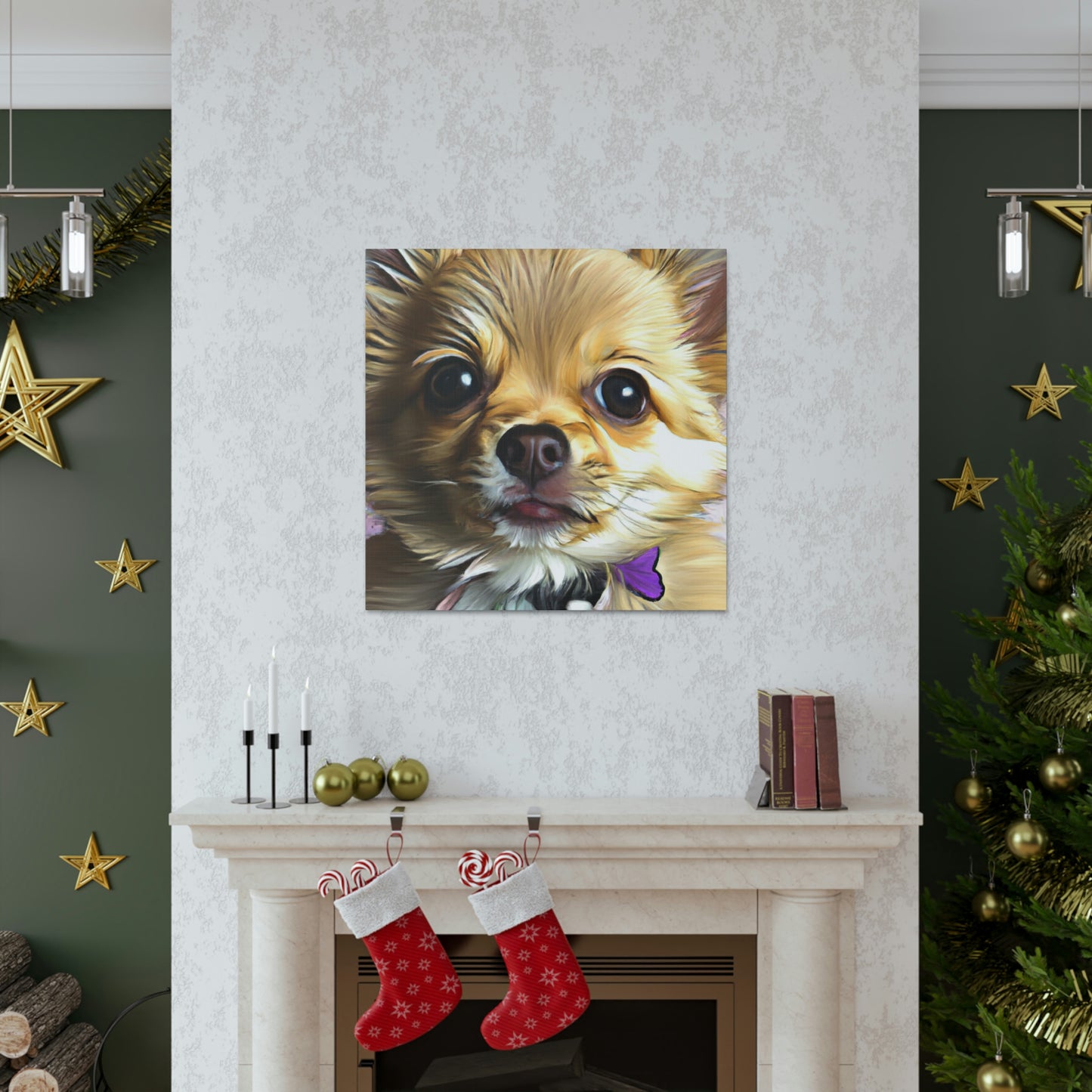 "Chihuahua in Deco". - Canvas