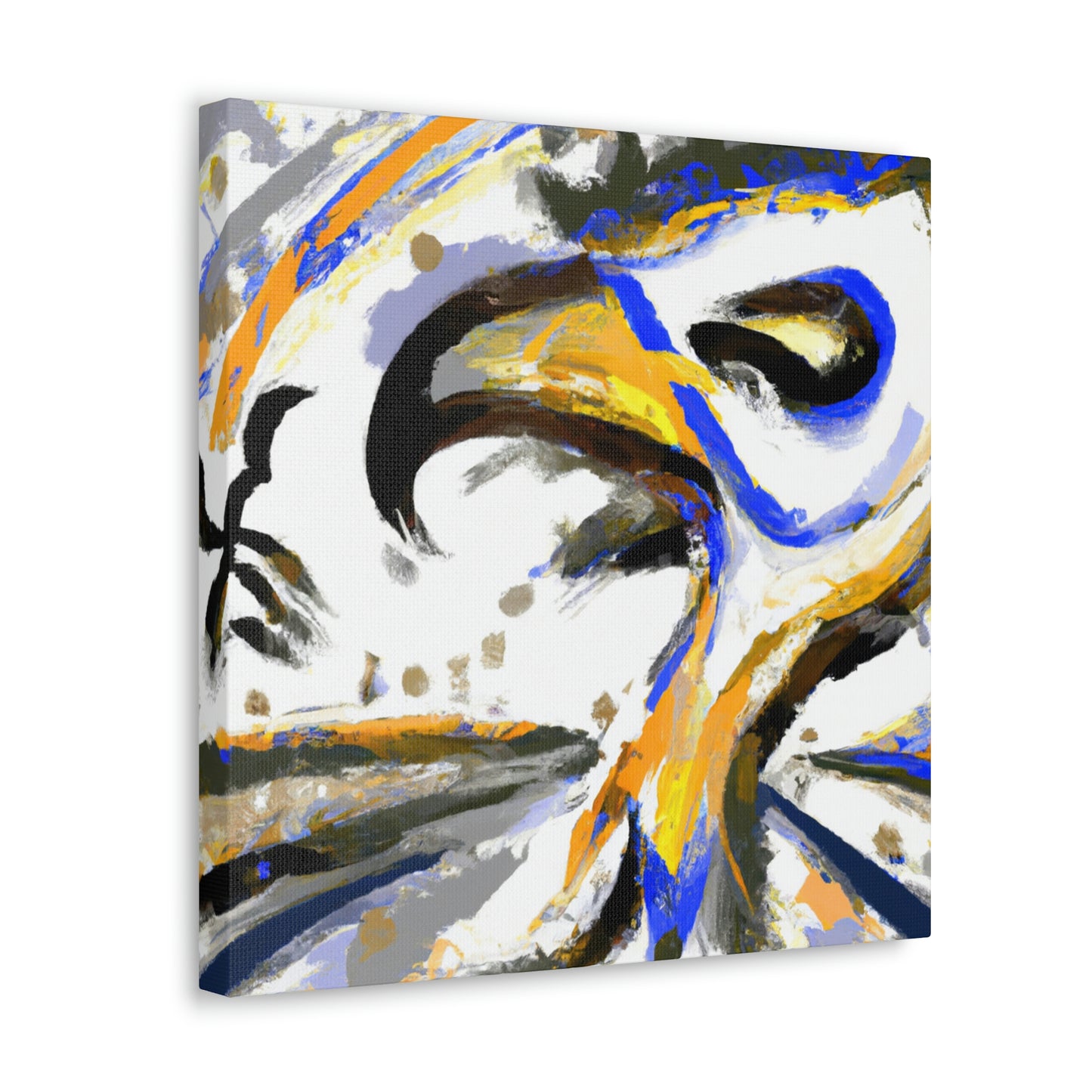 "Hawk in Flight Abstraction" - Canvas