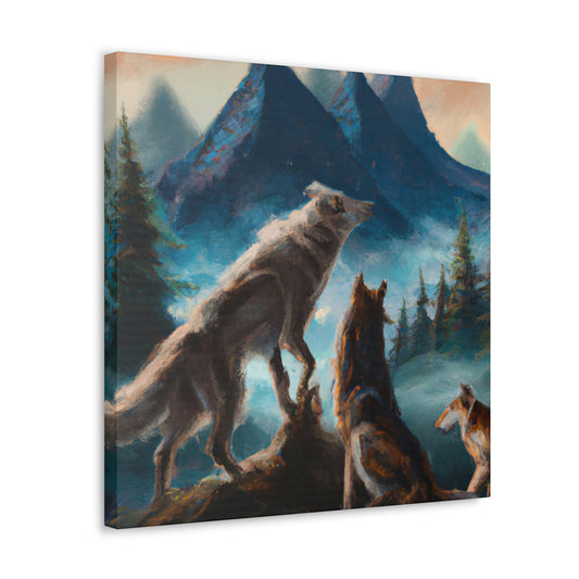 Wolf of Grandeur. - Canvas