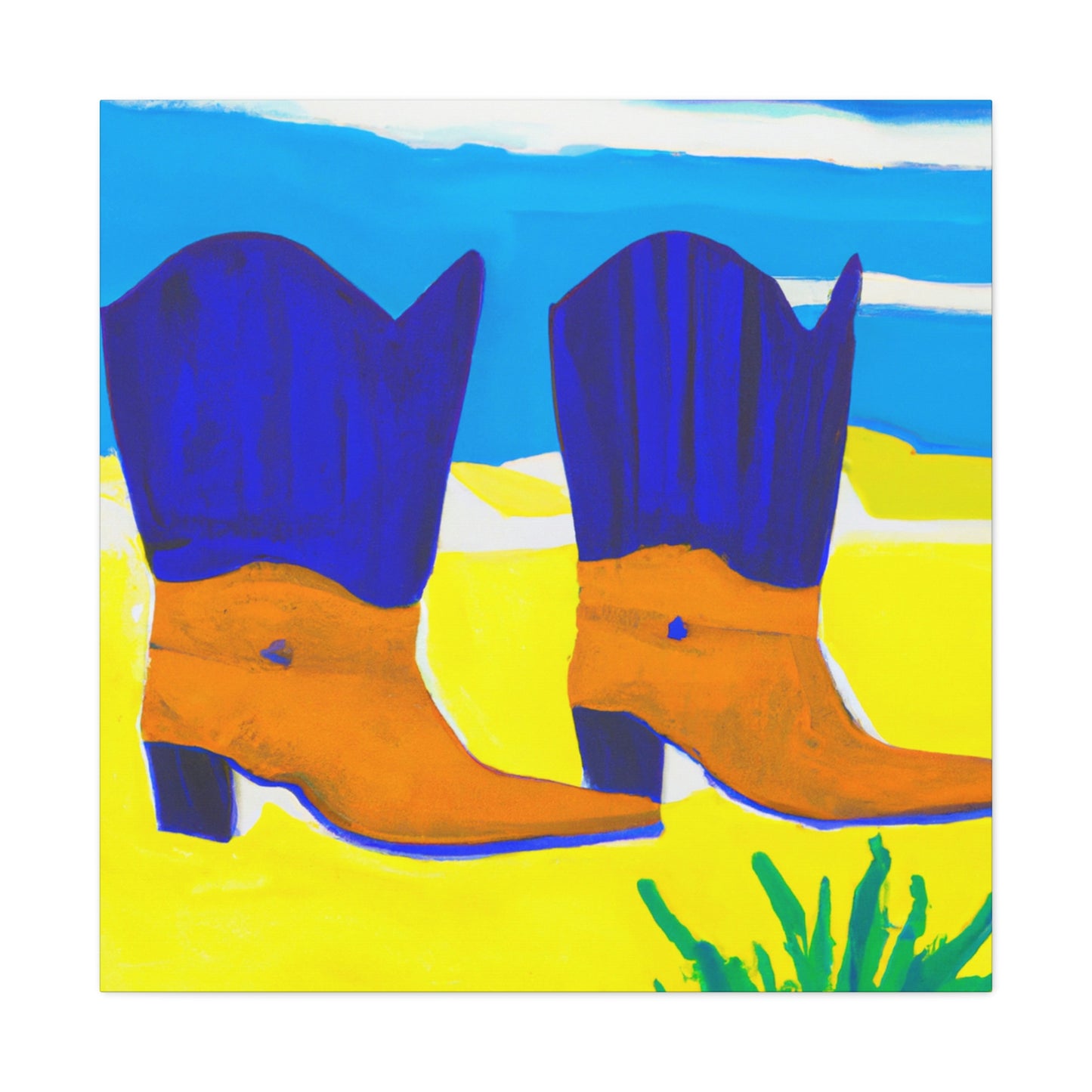 Boots in Pop Art - Canvas