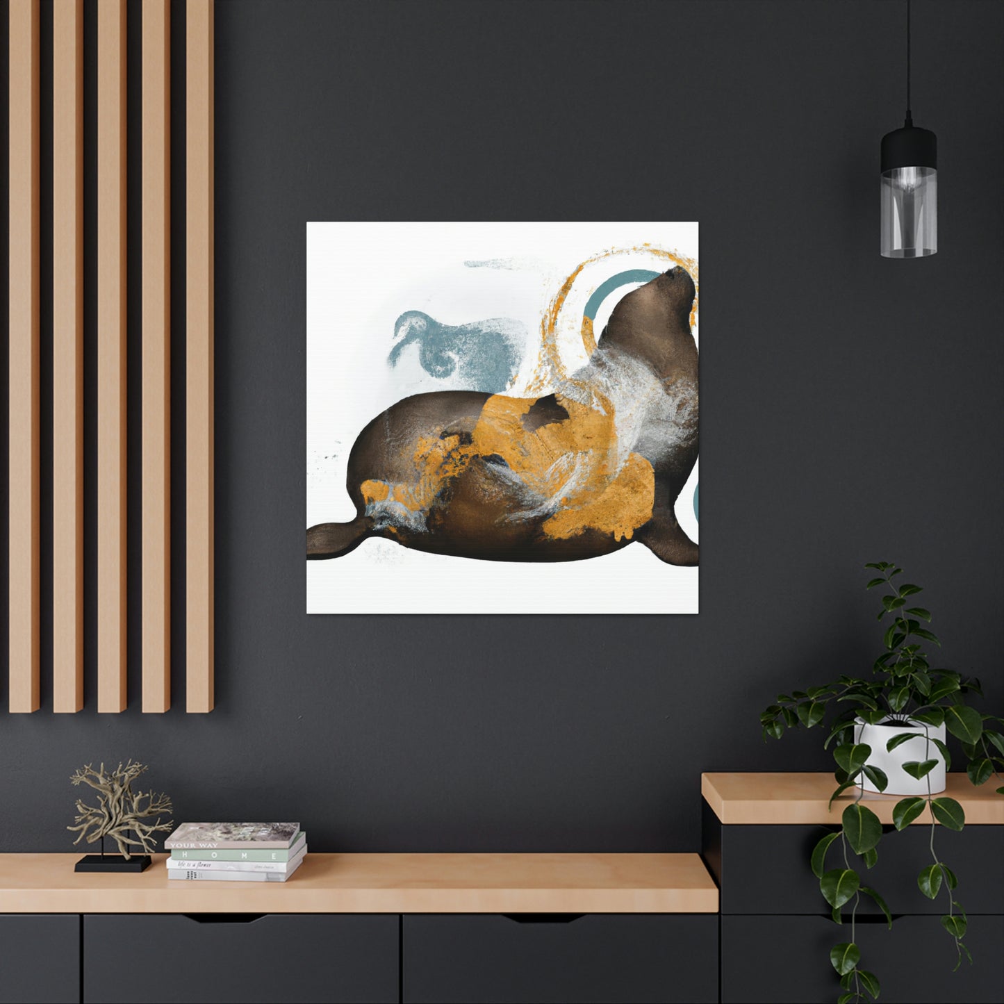 Sea Lion Splendor - Canvas