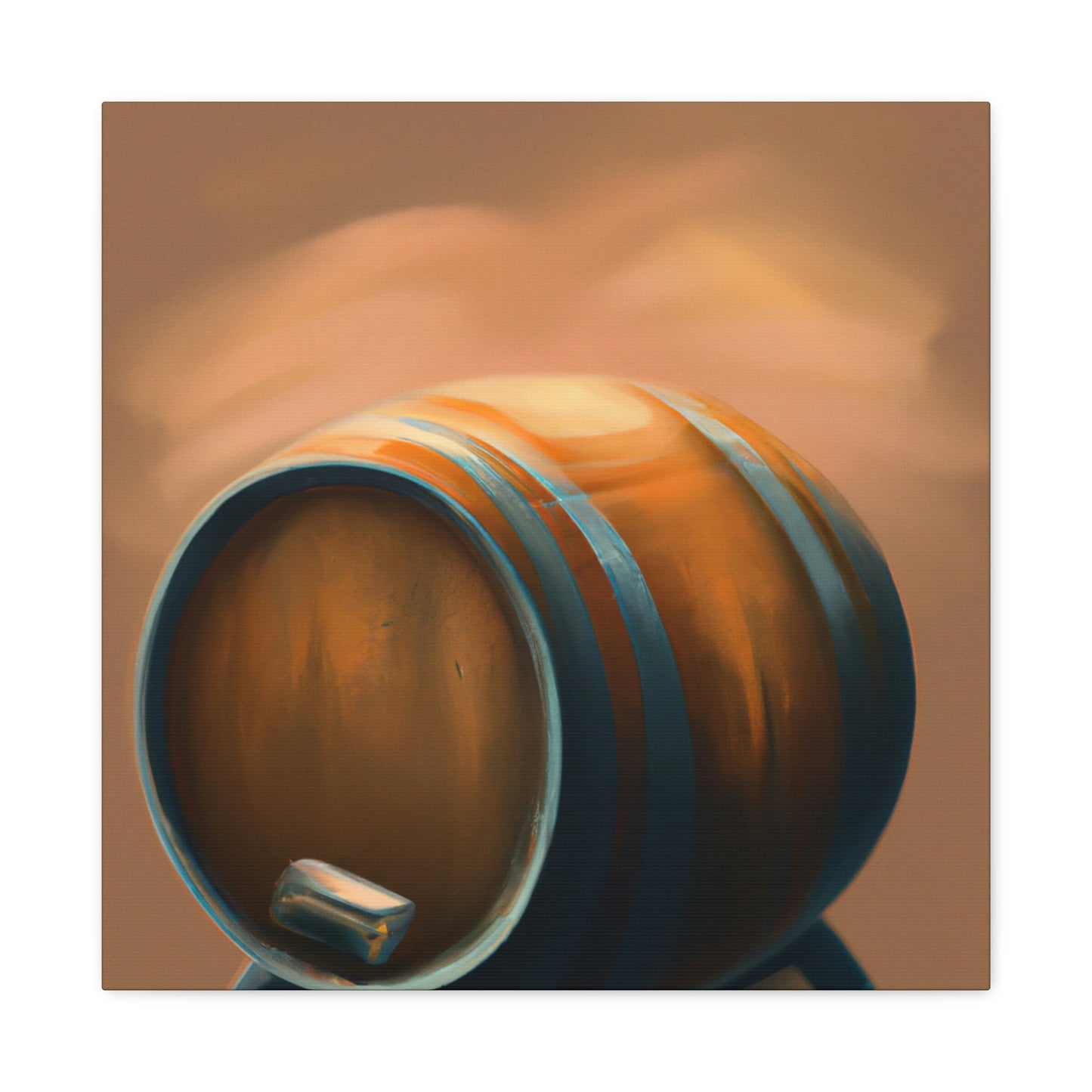 "Whiskey Barrel Ode" - Canvas