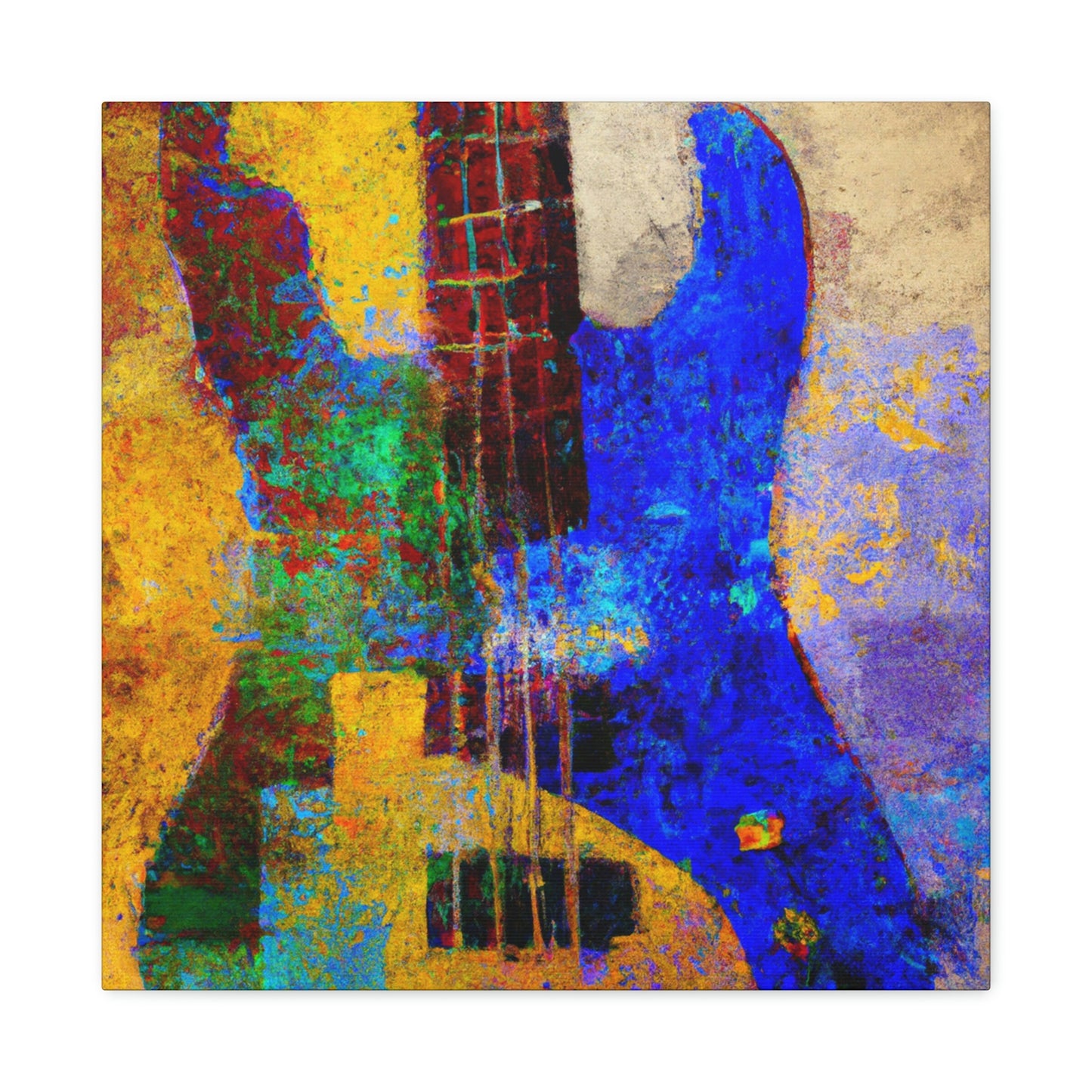 "Bass Guitar Resonance" - Canvas