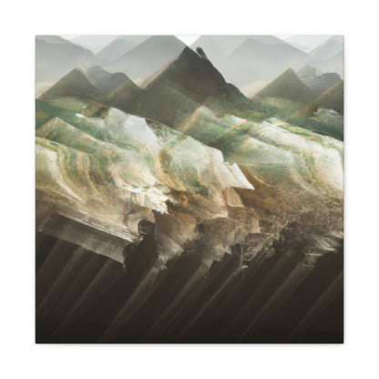 Lofty Mountain Peaks - Canvas