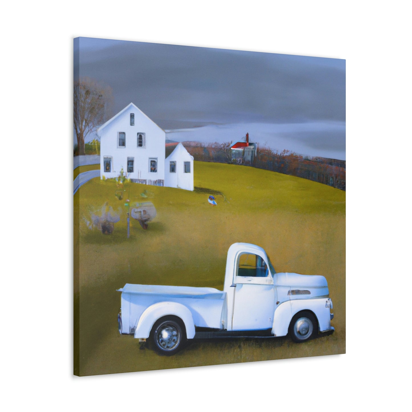 "Old Pickup Surreality" - Canvas