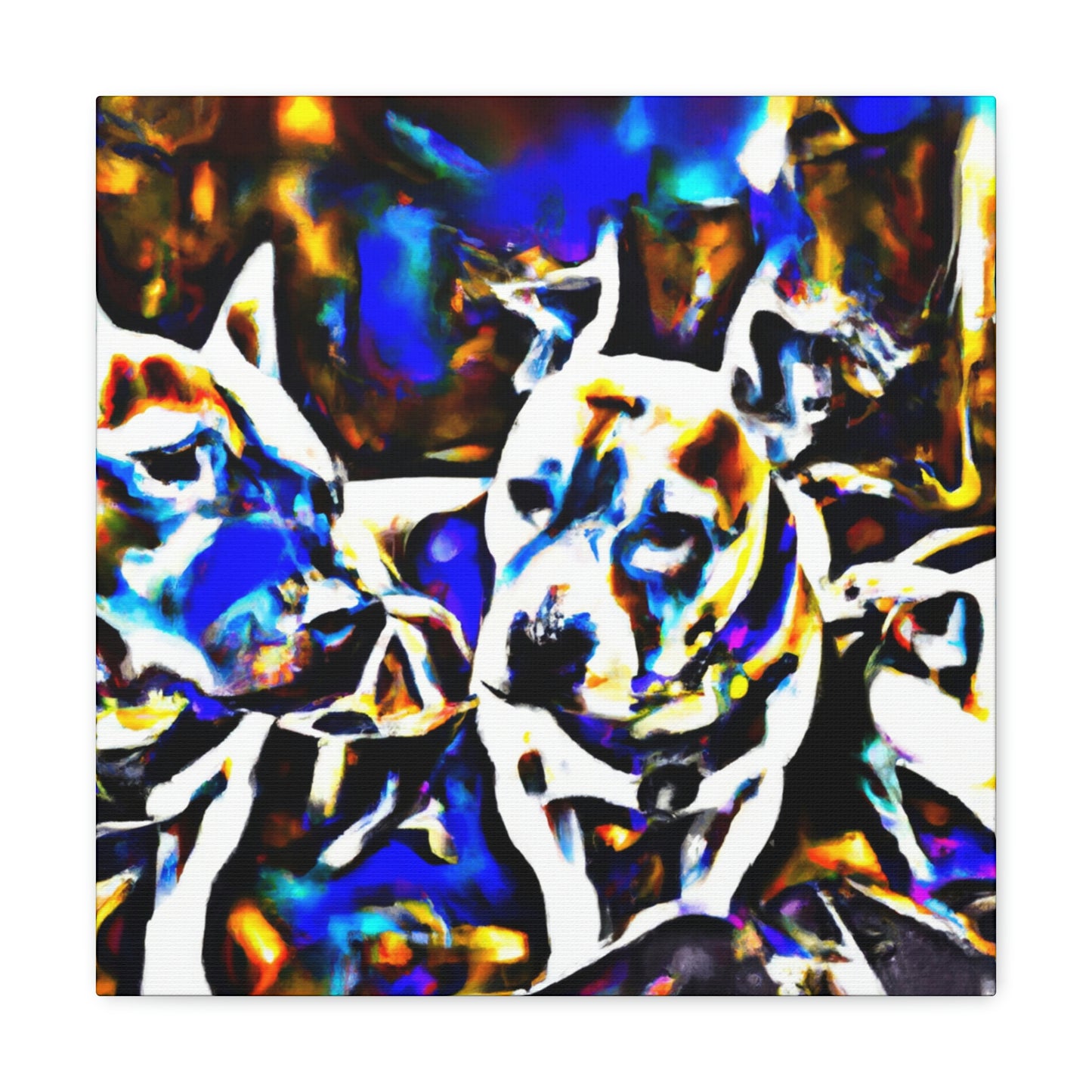 Pitbull in Abstraction - Canvas