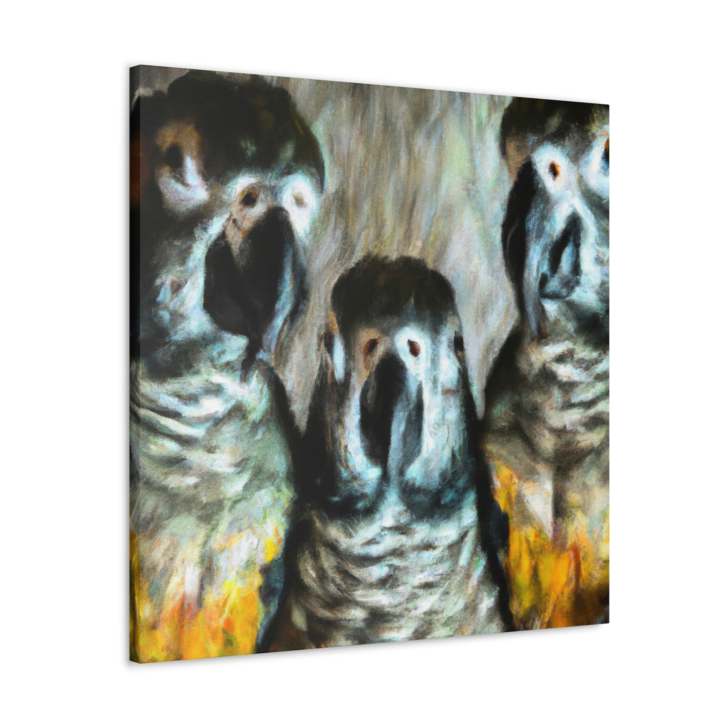 Parrot Party in Senegal - Canvas