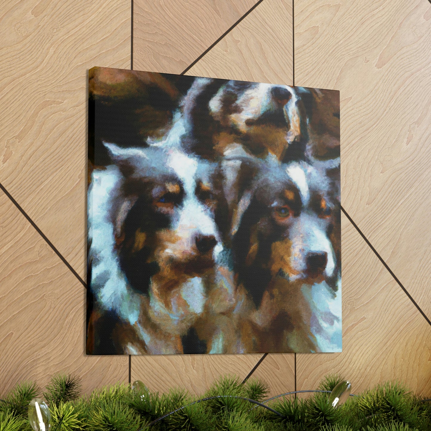 Australian Shepherd Solitude - Canvas