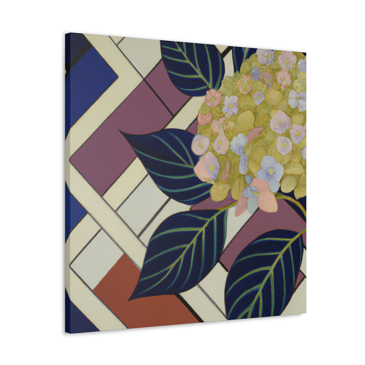 "Hydrangea Deco Dream" - Canvas