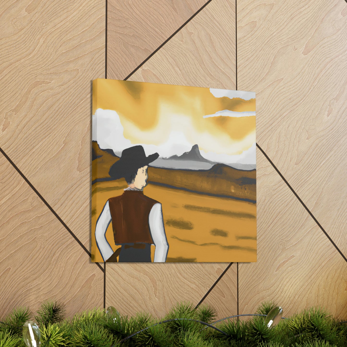 Rancher in Reflection - Canvas