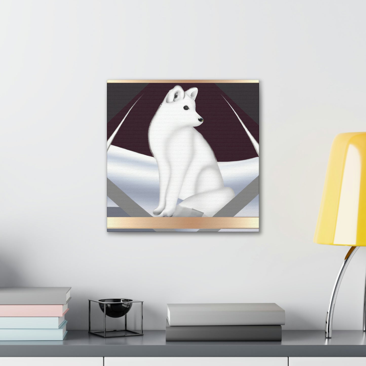 Frozen Fox Luster - Canvas