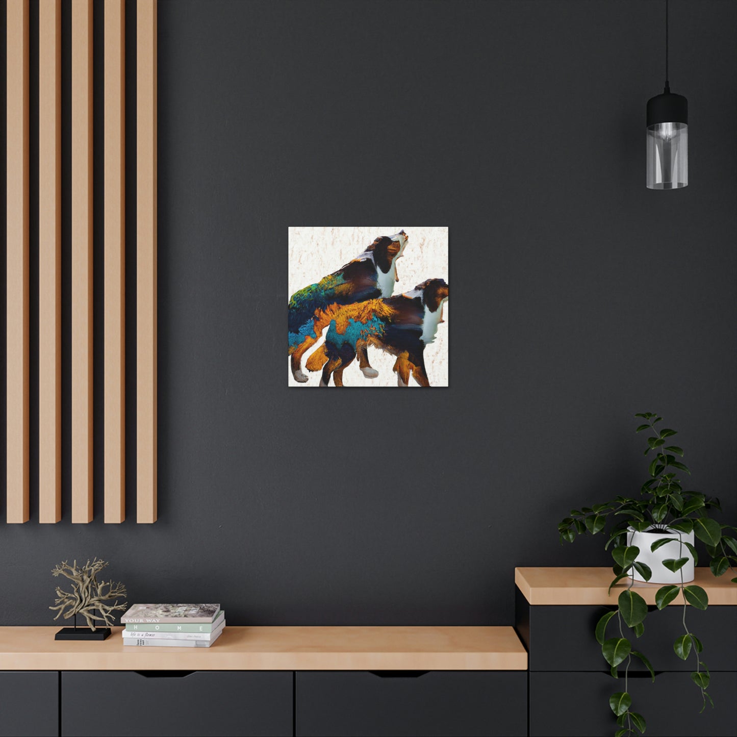 "Aussie Shepherd Minimalism" - Canvas