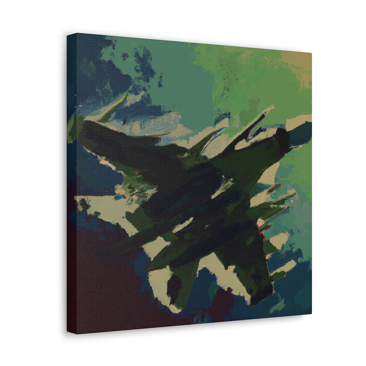 "Wings of Freedom Fighter" - Canvas