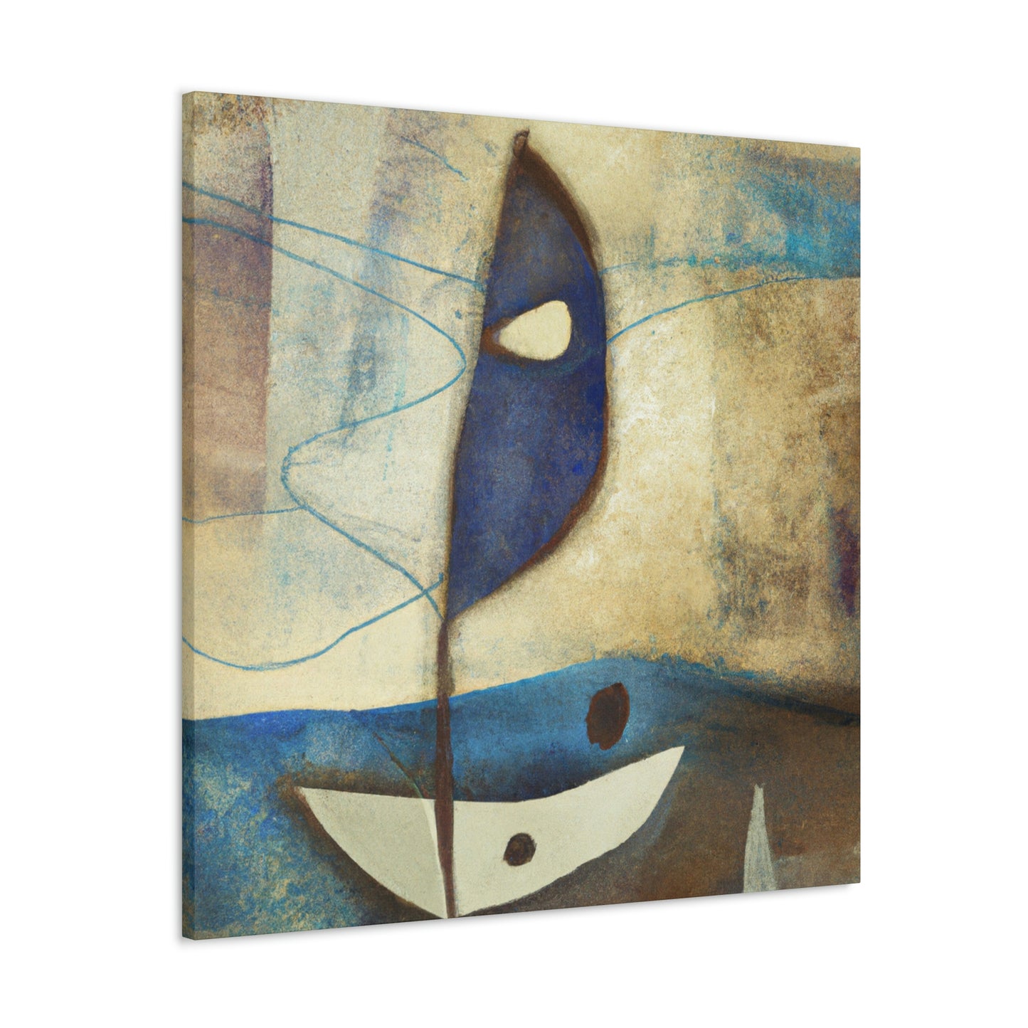 Sailing on Blue Waves - Canvas